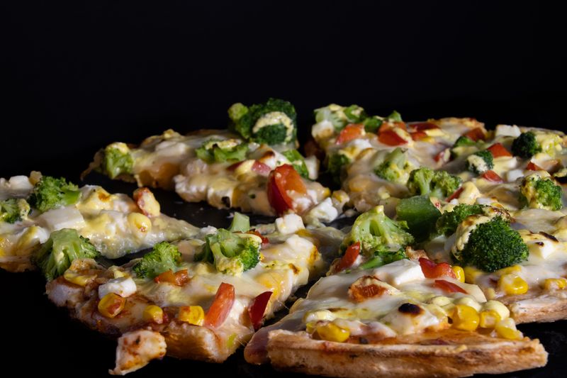 Veggie Supreme pizza at Pizza luce