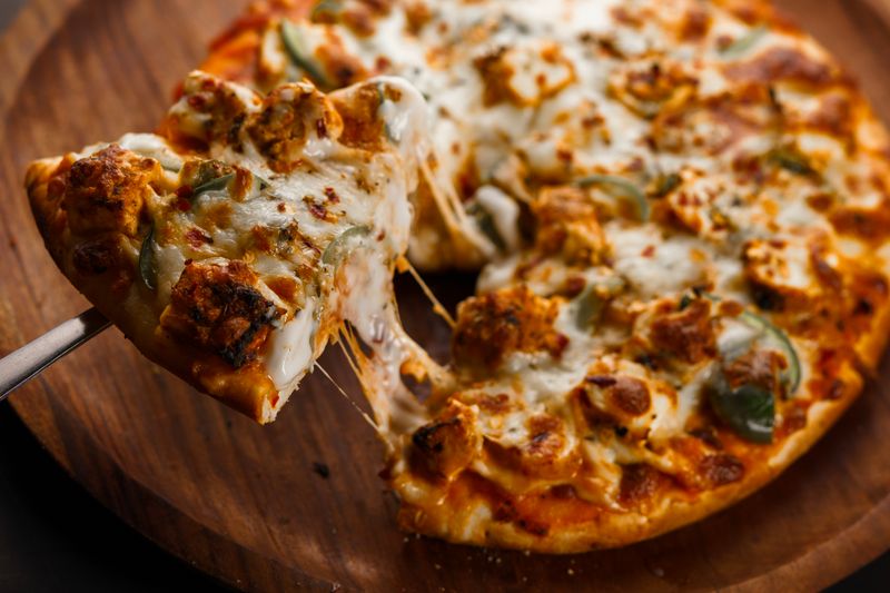 Four Cheese Supreme pizza at Pizza luce